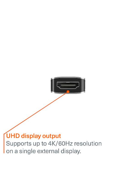 USB-C SINGLE HDMI ADAPTER