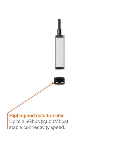 USB-C TO 2.5GBPS ETHERNET ADAPT
