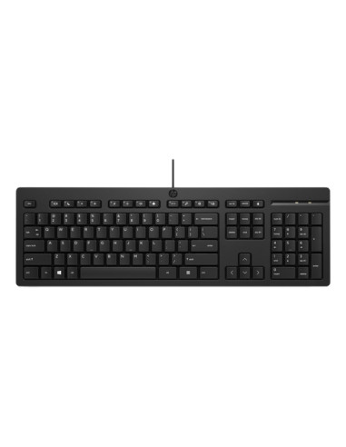 HP 125 Wired Keyboard (Bulk) tastiera Ufficio USB Nero