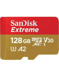 SanDisk Extreme MicroSD 128GB A2 C10 V30 UHS-I SDXC 100MB/s