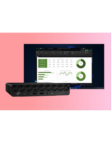 HP ProDesk 4 Mini G1i Desktop AI PC Intel Core Ultra 7 265T 16 GB DDR5-SDRAM 512 GB SSD Windows 11 Pro Mini PC Nero
