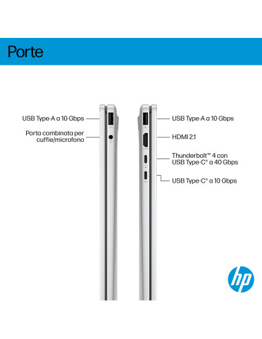 HP OmniBook X Flip Next Gen AI 16-as0016nl Copilot+ PC Intel Core Ultra 5 226V Ibrido (2 in 1) 40,6 cm (16") Touch screen 2K 16 
