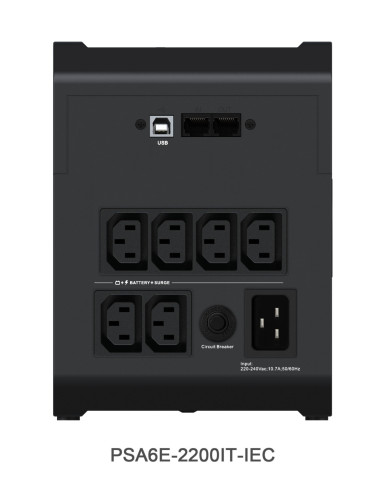 Vertiv PSA6E-2200IT-IEC gruppo di continuità (UPS) A linea interattiva 2,2 kVA 1225 W 6 presa(e) AC