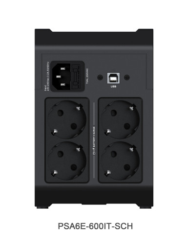Vertiv PSA6E-600IT-SCH gruppo di continuità (UPS) A linea interattiva 0,6 kVA 315 W 4 presa(e) AC