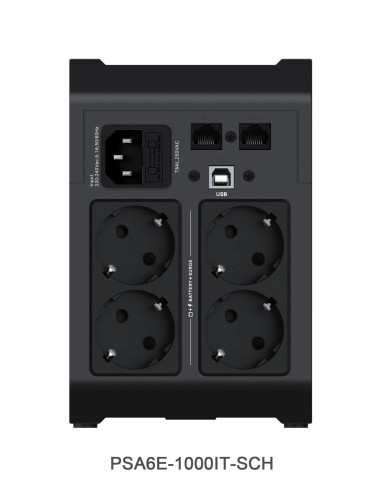 Vertiv PSA6E-1000IT-SCH gruppo di continuità (UPS) A linea interattiva 1 kVA 525 W 4 presa(e) AC
