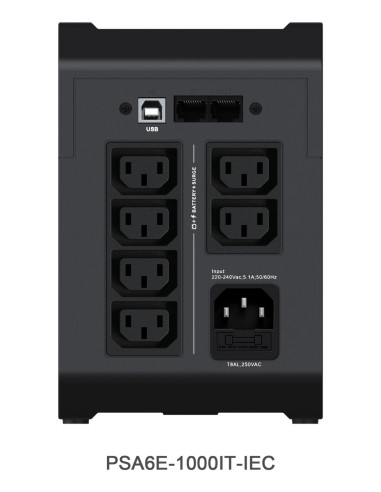 Vertiv PSA6E-1000IT-IEC gruppo di continuità (UPS) A linea interattiva 1 kVA 525 W 6 presa(e) AC