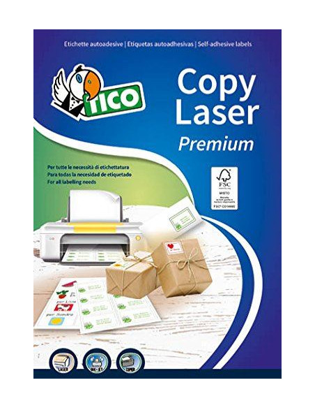 ETIC TICO LASER BIANCHE37X14SINGOLO