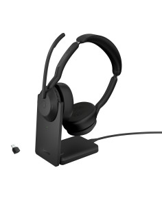 Jabra Evolve2 55 Auricolare Con cavo e senza cavo A Padiglione Ufficio Bluetooth Base di ricarica Nero
