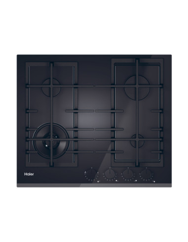 Haier Series 4 HAVG6BF4TB-PB Nero Da incasso 60 cm Gas 4 Fornello(i)
