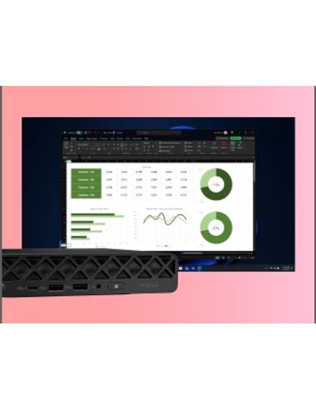 HP ProDesk 4 G1i AI PC Intel Core Ultra 5 235T 16 GB DDR5-SDRAM 1 TB SSD Windows 11 Pro Mini PC Nero