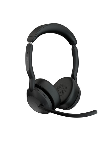 Jabra Evolve2 55 Auricolare Con cavo e senza cavo A Padiglione Ufficio Bluetooth Base di ricarica Nero
