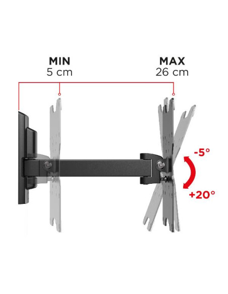 STAFFA MURO FLATSTYLE FR200