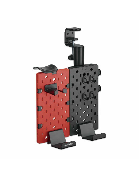 Manhattan 462518 supporto per personal communication Supporto passivo Controller per videogiochi, Auricolare Nero, Rosso