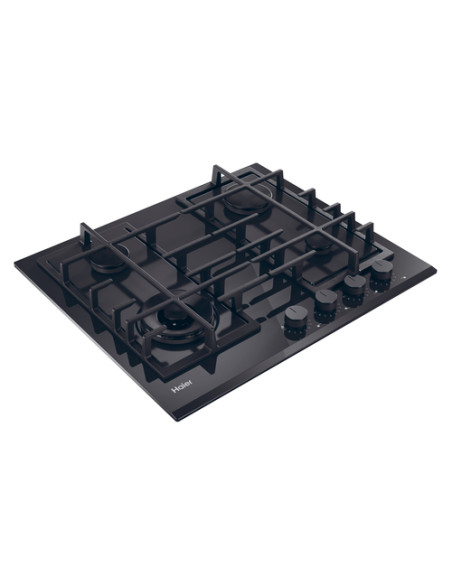 Haier Series 4 HAVG6BF4TB-PB Nero Da incasso 60 cm Gas 4 Fornello(i)