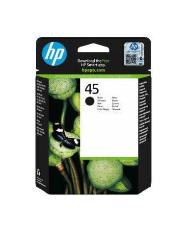 HP Cartuccia originale inchiostro nero 45 grande