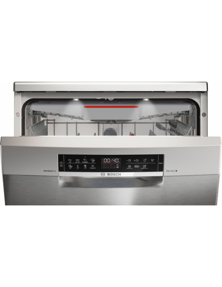 Bosch Serie 6 SMS6ZCI16E Lavastoviglie da libera installazione 60 cm Acciaio Classe B