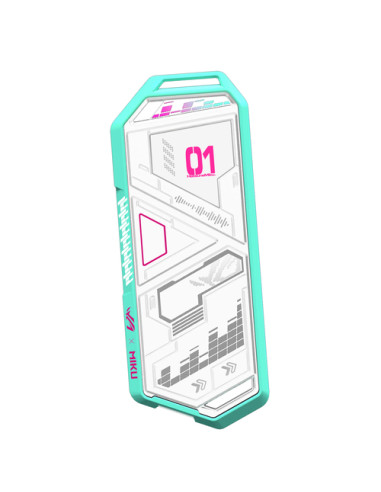 ASUS ROG Strix Arion Hatsune Miku Edition Box esterno SSD Bianco M.2