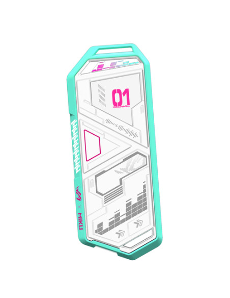 ASUS ROG Strix Arion Hatsune Miku Edition Box esterno SSD Bianco M.2