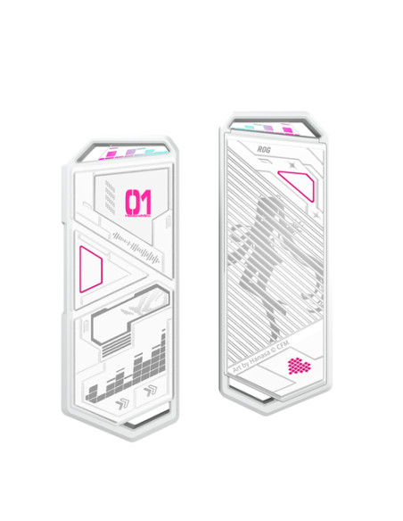 ASUS ROG Strix Arion Hatsune Miku Edition Box esterno SSD Bianco M.2