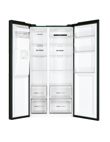 Haier HSR3918FIPB Libera installazione 515 L F Nero