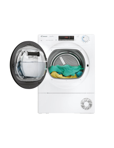 Candy Smart Pro , Asciugatrice 10 KG, Classe E, Bianco, Vapore, Wi-Fi, CROE H10A2TBE-S