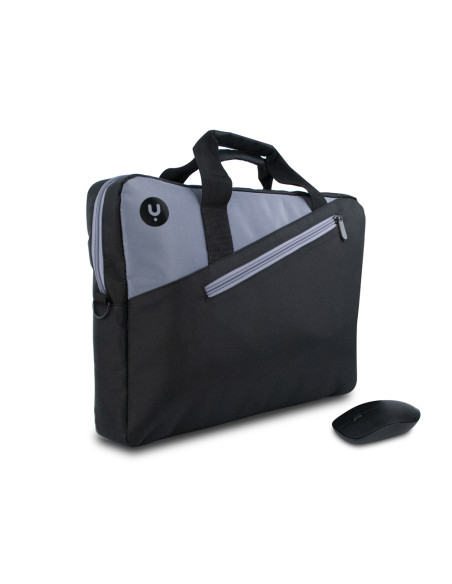 NGS Monray Master Kit Black 39,6 cm (15.6") Valigetta ventiquattrore Nero, Grigio