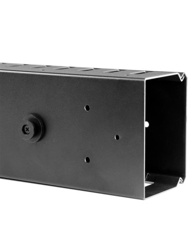 StarTech.com Pannello Gestione Cavi Orizzontale per Armadi Rack 40U - Sistema gestione Passacavi con ganci