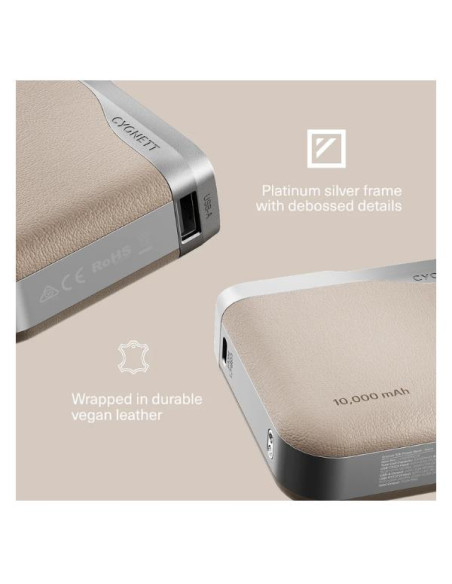 ENCORE 10K POWER BANK -  IVORY