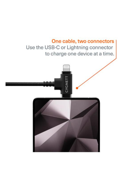 UNITE T-TYPE USB-C 1M BLACK