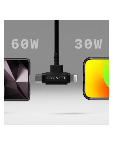 UNITE T-TYPE USB-C 1M BLACK
