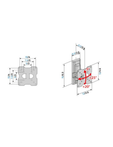 STAFFA MURO FLATSTYLE FTR 100