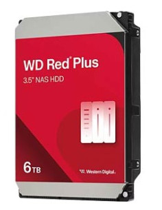 WESTERN DIGITAL HDD RED PLUS 4TB 3,5" 5400RPM SATA 6GB/S BUFFER 256MB