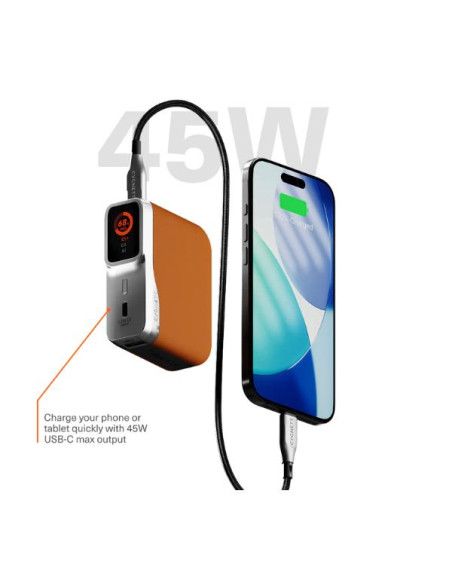 ENCORE 10K POWER BANK -  TAN