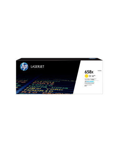 HP Cartuccia toner giallo originale LaserJet 658X ad alta capacità