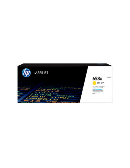 HP Cartuccia toner giallo originale LaserJet 658X ad alta capacità