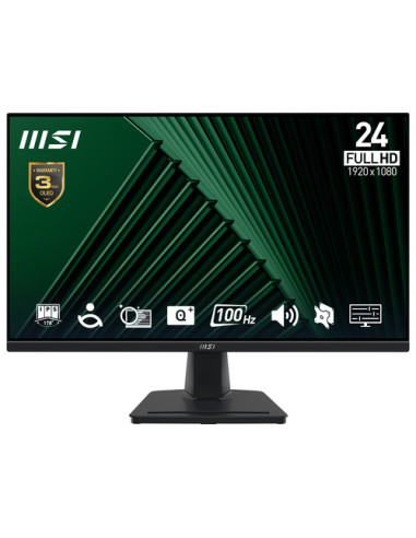 MSI Pro MP245G Monitor PC 60,5 cm (23.8") 1920 x 1080 Pixel Full HD LCD Nero