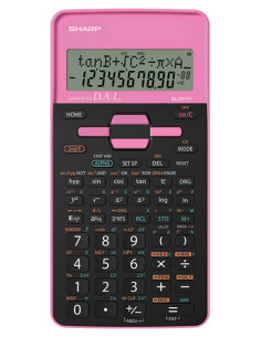 Sharp EL531THBPK - ROSA calcolatrice Tasca Calcolatrice scientifica Nero, Rosa