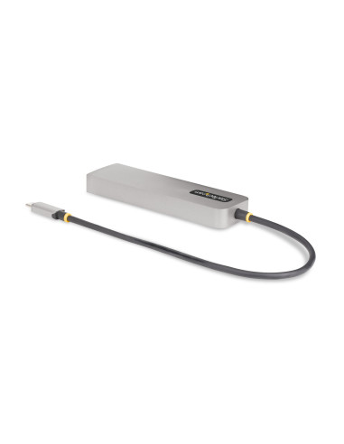 StarTech.com Hub USB-C a 3 porte con Ethernet da 2,5 Gbps e porta Power Delivery Pass-through da 100W, USB 3.2 10Gbps, 2x USB-A/