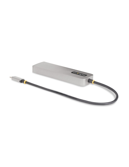 StarTech.com Hub USB-C a 3 porte con Ethernet da 2,5 Gbps e porta Power Delivery Pass-through da 100W, USB 3.2 10Gbps, 2x USB-A/