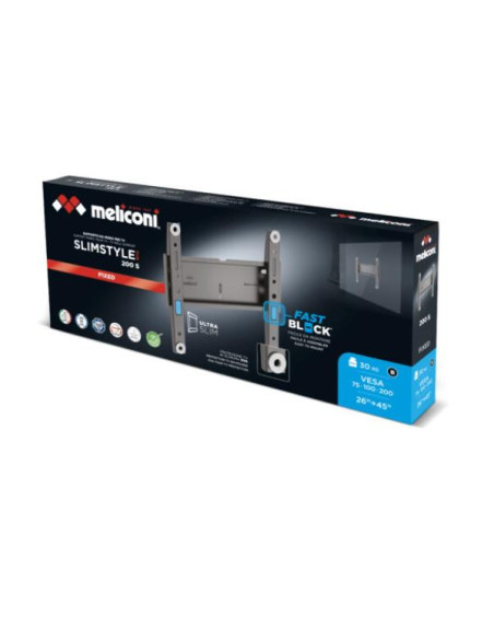 STAFFA MURO SLIMSTYLE PLUS 200S