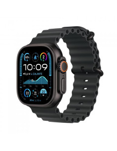 Apple Watch Ultra 2 GPS + Cellular 49mm Cassa Titanio Nero con Nero Ocean Band
