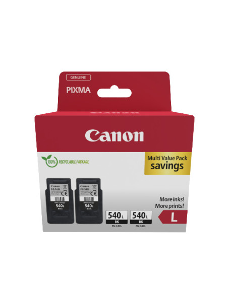 Canon PG-540L cartuccia d'inchiostro 2 pz Originale High (L) Yield Nero