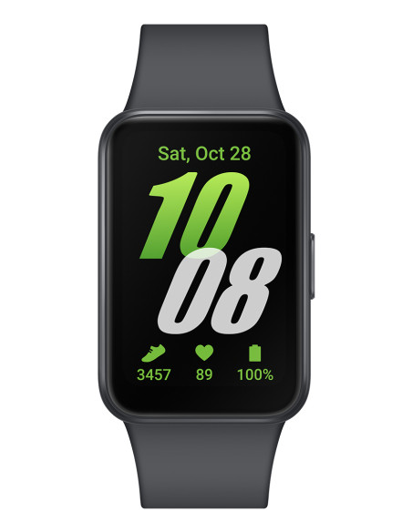 Samsung Galaxy Fit3 4,06 cm (1.6") AMOLED 40 mm Digitale 256 x 402 Pixel Touch screen Grigio