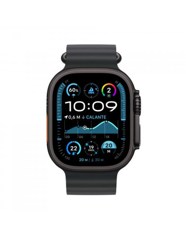 Apple Watch Ultra 2 GPS + Cellular 49mm Cassa Titanio Nero con Nero Ocean Band