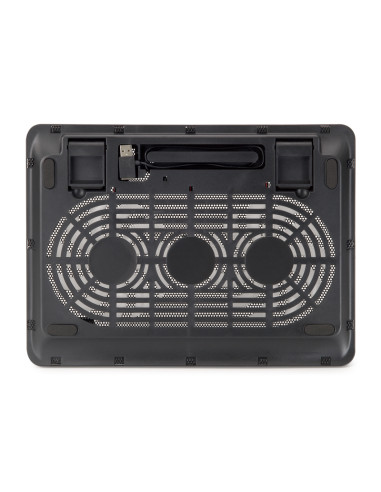Conceptronic CNBCOOLPAD2F base di raffreddamento per laptop 39,6 cm (15.6") Nero