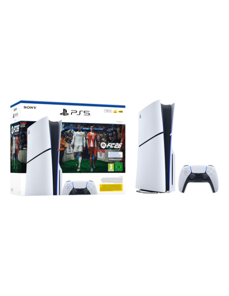 Sony PlayStation 5 + EA Sports FC 26 Bundle 1 TB Wi-Fi Nero, Bianco