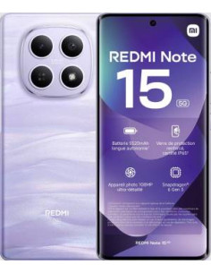 Xiaomi Redmi Note 15 8+256GB 6.77" 5G Mist Purple EU