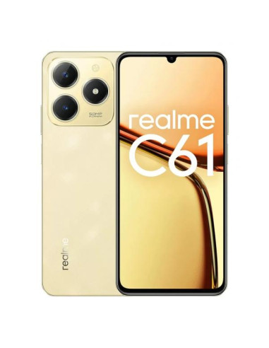 realme C61 17,1 cm (6.74") Doppia SIM Android 14 4G USB tipo-C 6 GB 128 GB 5000 mAh Oro