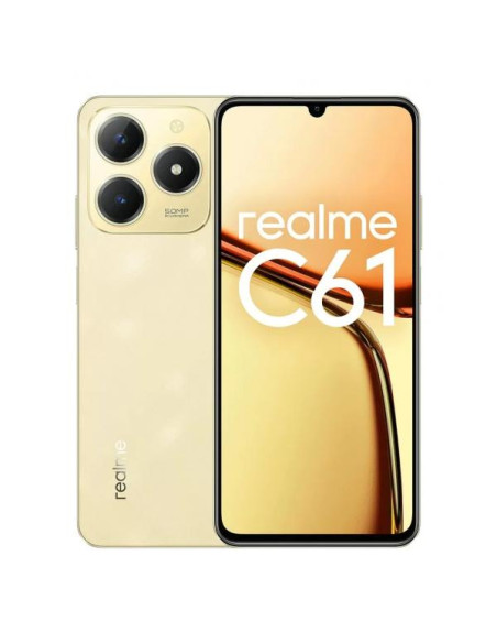 realme C61 17,1 cm (6.74") Doppia SIM Android 14 4G USB tipo-C 6 GB 128 GB 5000 mAh Oro