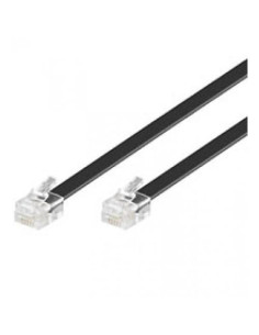 MANHATTAN CAVO TELEFONICO RJ11 MODULARE 2MT PER MODEM/TEL NERO RETAIL